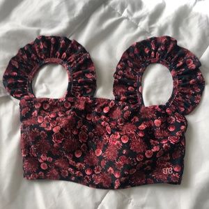 Albion bella crop swim top